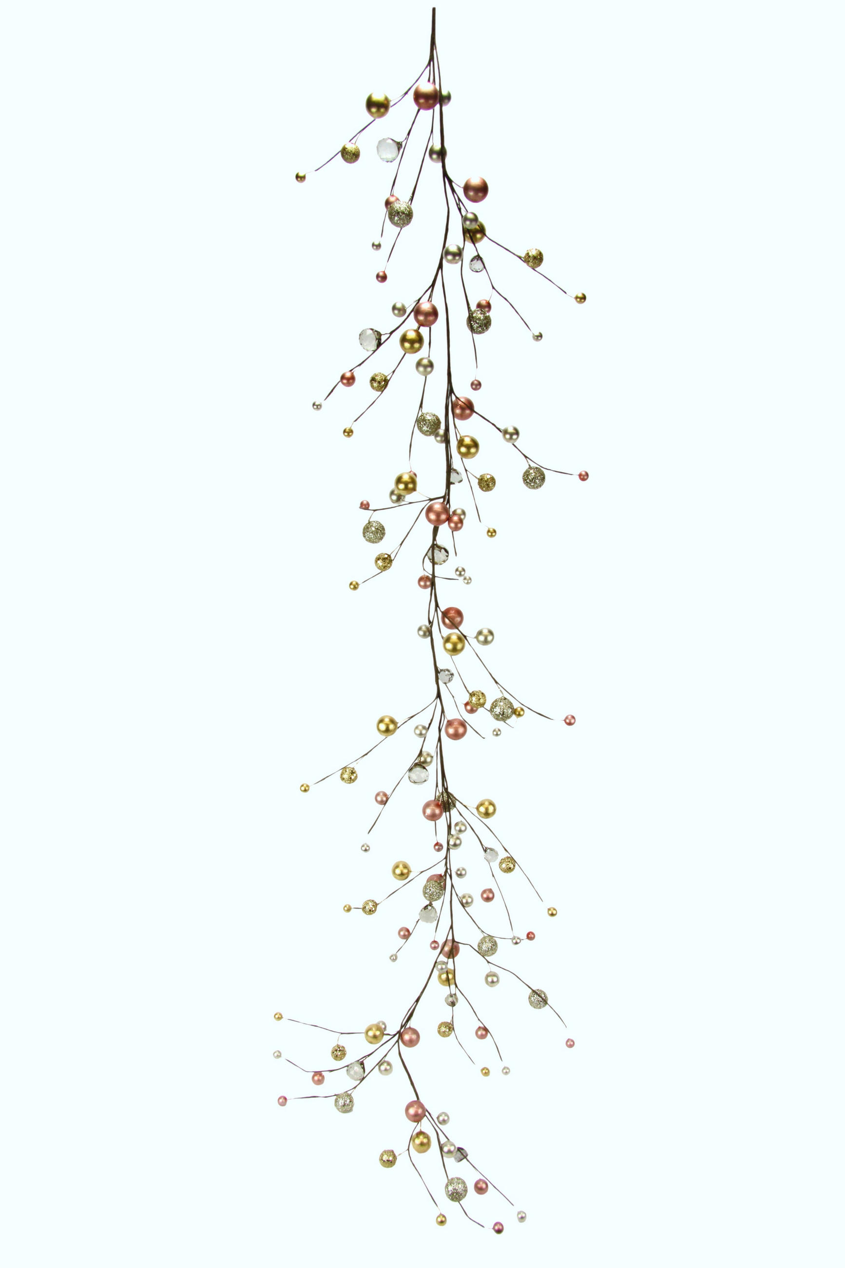 DEKOHÄNGER  - Goldfarben/Rosa, Design, Kunststoff (140cm) - X-Mas