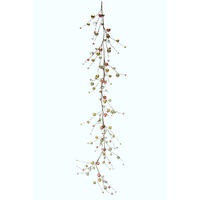 DEKOHÄNGER  - Goldfarben/Rosa, Design, Kunststoff (140cm) - X-Mas
