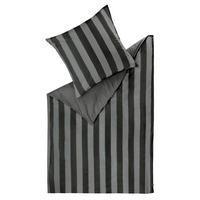 WENDEBETTWÄSCHE 2-teilig SW-Panel Perkal 135/200 cm  - Anthrazit/Schwarz, Design, Textil (135/200cm) - Schöner Wohnen