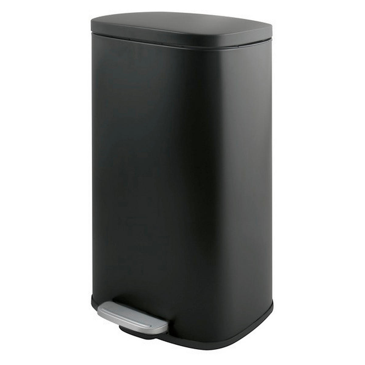 TRETEIMER 50 l  Metall  - Schwarz, Basics, Kunststoff/Metall (42,7/29,7/64,3cm) - Spirella
