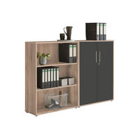 AKTENSCHRANK 168,8/113,6/33 cm  - Anthrazit/Sonoma Eiche, MODERN, Holzwerkstoff (168,8/113,6/33cm) - MID.YOU