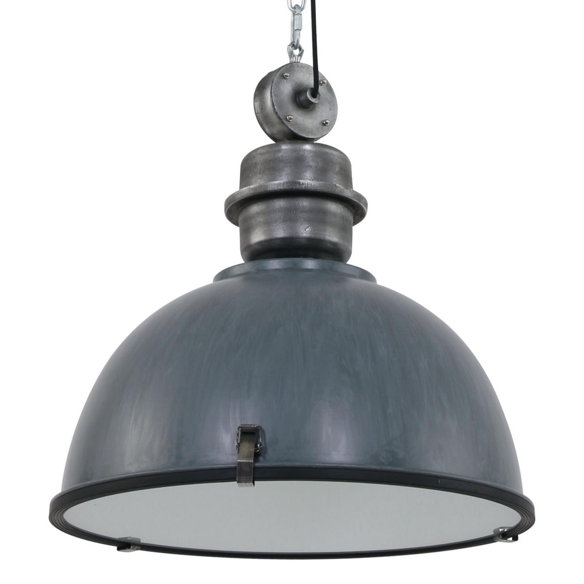 PENDELLEUCHTE  52/153/52 cm   - Grau, Trend, Glas/Metall (52/153/52cm)