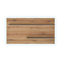 WANDPANEEL 150/80/20 cm Anthrazit, Eichefarben Holzwerkstoff  - Eichefarben/Anthrazit, Design, Holzwerkstoff (150/80/20cm) - Modante