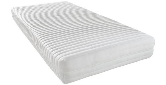 KALTSCHAUMMATRATZE 90/200 cm - Weiß, Basics, Textil (90/200cm) - Sleeptex