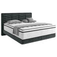 BOXSPRINGBETT 180/200 cm  in Schwarz  - Schwarz, KONVENTIONELL, Kunststoff/Textil (180/200cm) - Carryhome