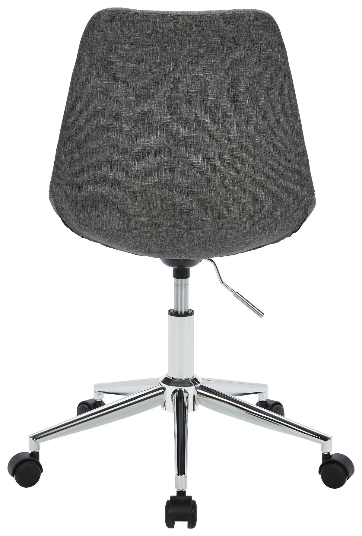 JUGENDDREHSTUHL - Chromfarben/Hellgrau, Konventionell, Kunststoff/Textil (49/96/56cm) - Carryhome