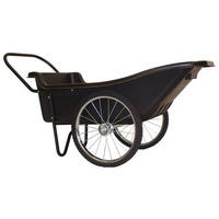 GARTENKARRE - Schwarz, Basics, Kunststoff (74/74/165cm)
