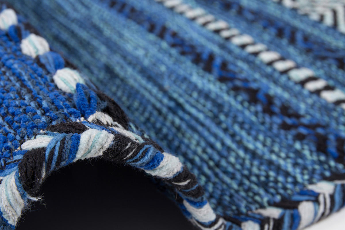 FLACHWEBETEPPICH 120/170 cm Blau  - Blau, Basics, Textil (120/170cm) - Novel