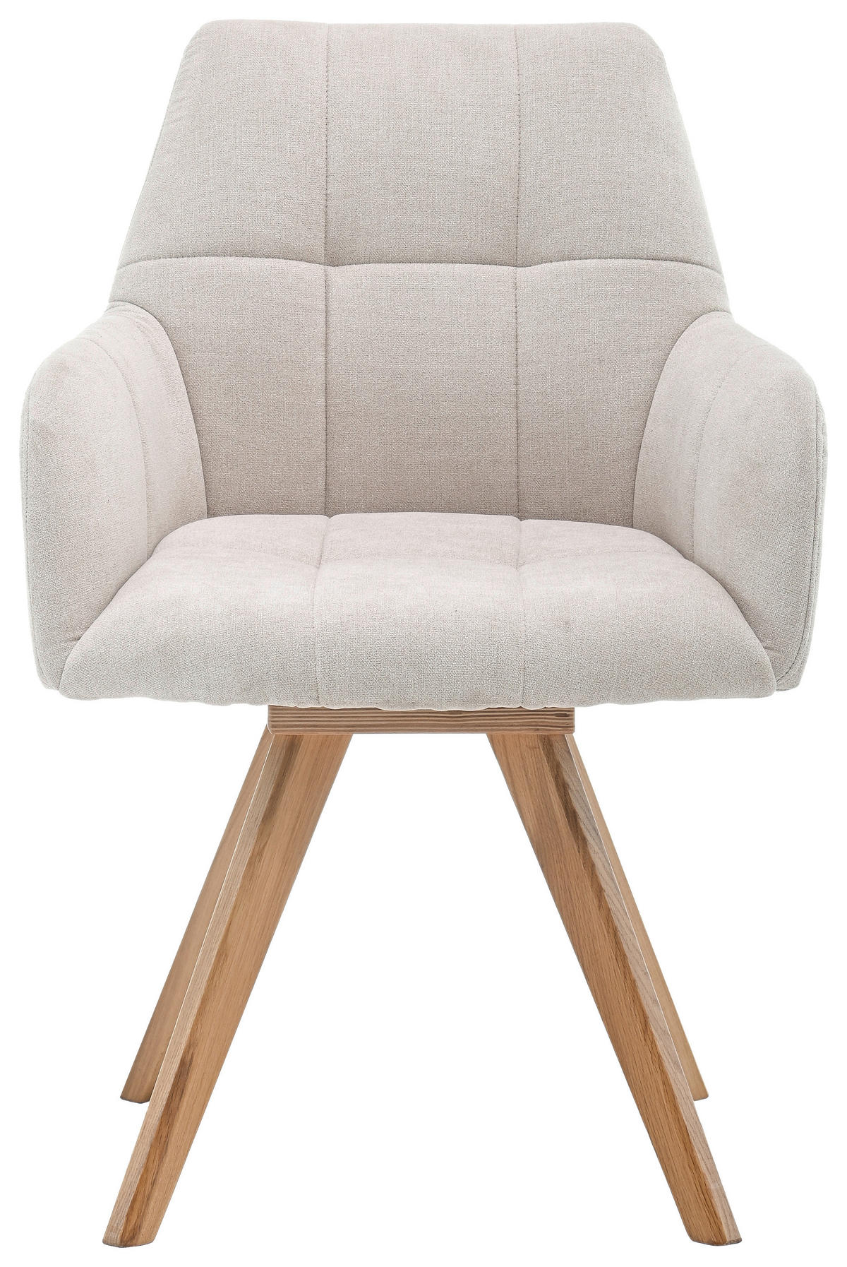 ARMLEHNSTUHL  in Mikrofaser  - Eichefarben/Creme, LIFESTYLE, Textil (61/88/66,5cm) - Boxxx