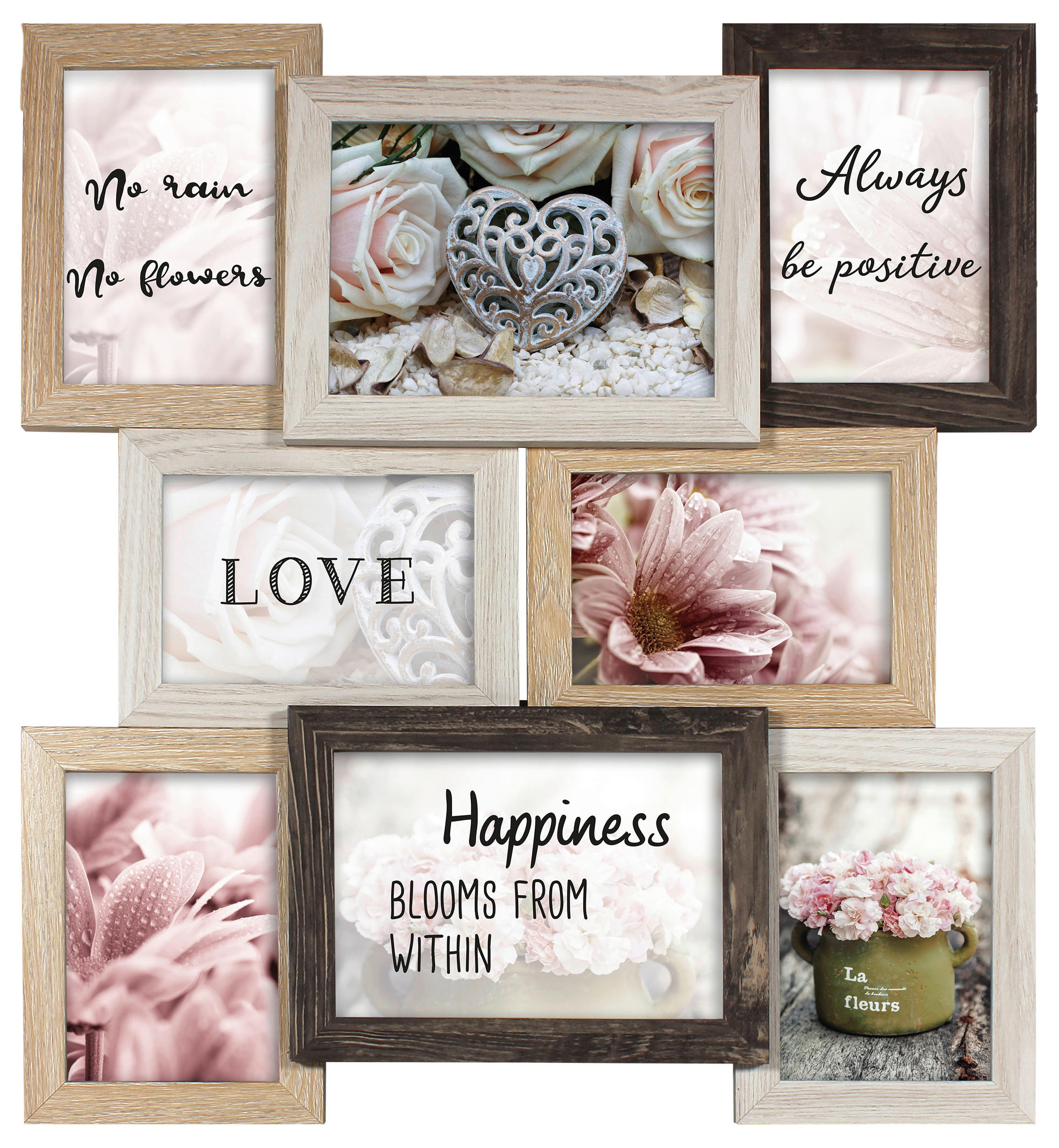 RÁM NA OBRAZOVÉ KOLÁŽE, 8 foto, 45/49/1,2 cm