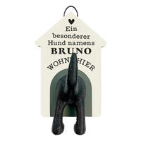 GARDEROBENHAKEN  in Creme  - Creme, Trend, Holzwerkstoff (16/10/6cm)