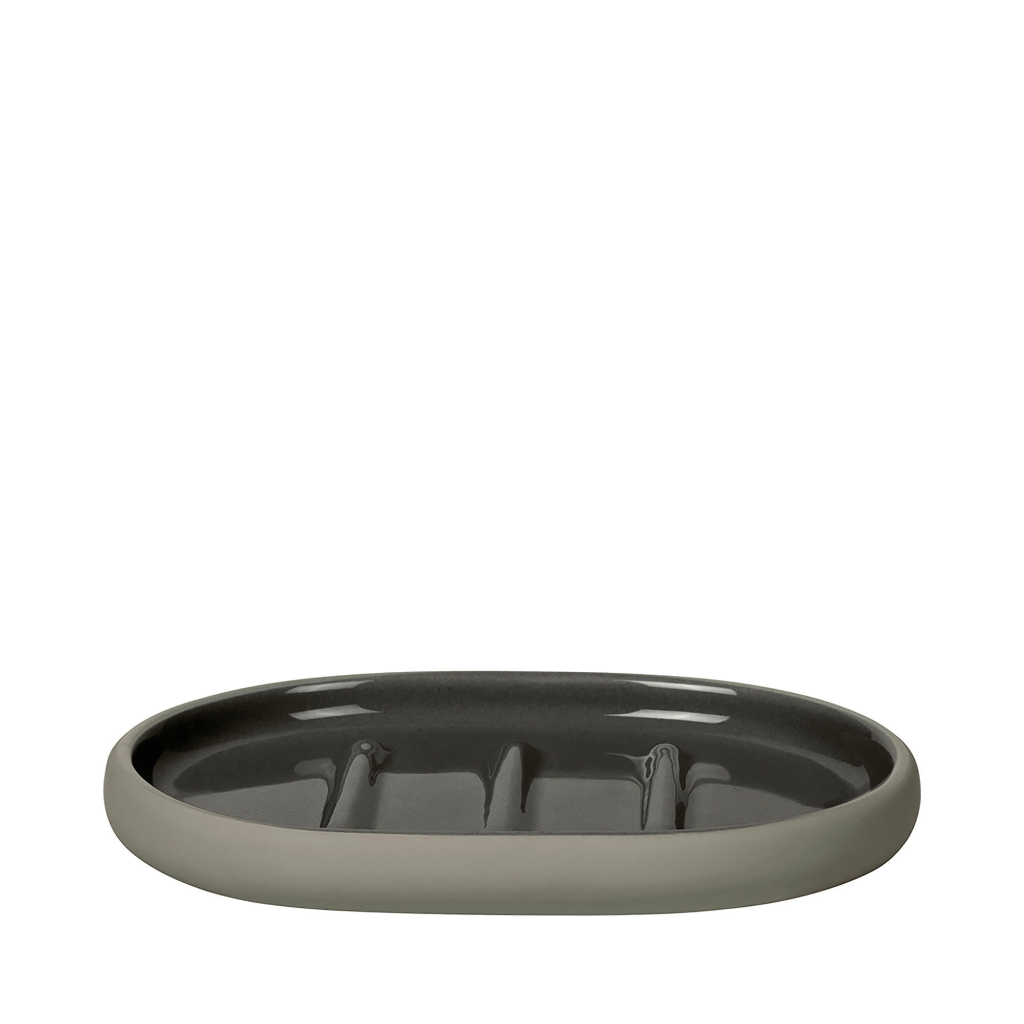 SEIFENSCHALE - Taupe, Design, Keramik (10/1,8/13cm) - Blomus