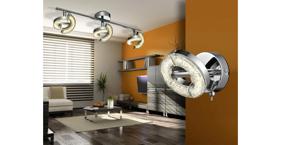 LED-STRAHLER - Weiß, Design, Kunststoff/Metall (11/48cm) - Novel