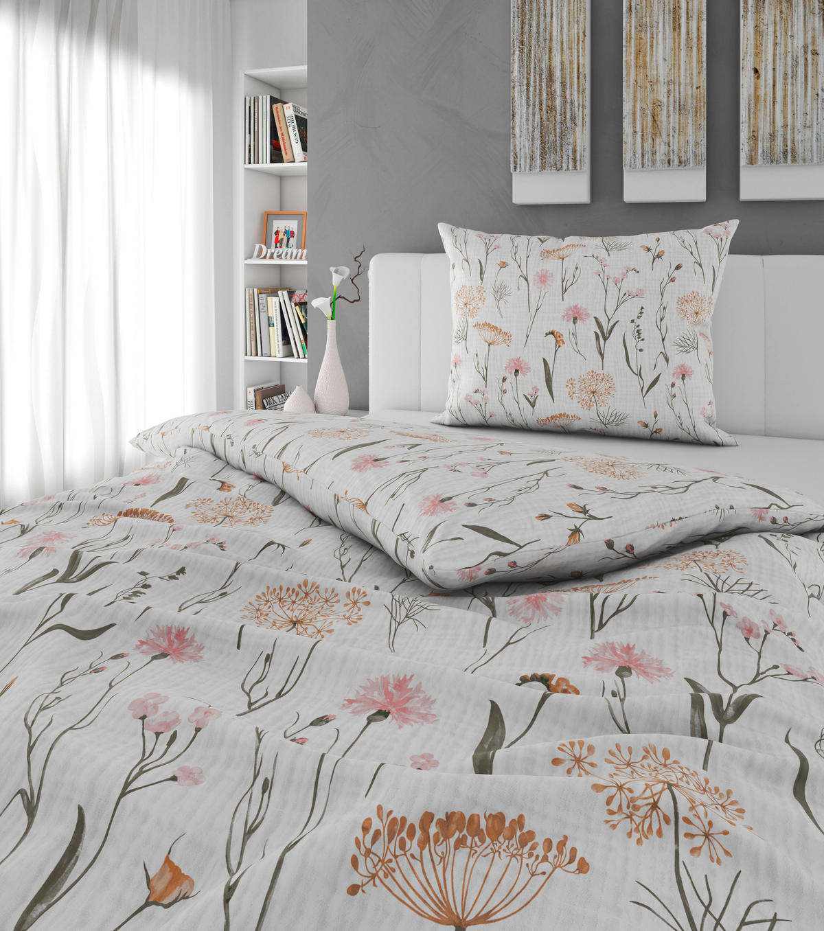 BETTWÄSCHE Musselin 140/200 cm  - Multicolor, LIFESTYLE, Textil (140/200cm) - Esposa