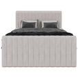BOXBETT 140/200 cm  in Beige  - Beige/Schwarz, Basics, Kunststoff/Textil (140/200cm) - Carryhome