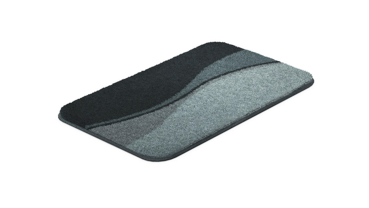 KOUPELNOVÁ PŘEDLOŽKA, 50/80 cm - antracitová, Basics, textil/plast (50/80cm) - Grund