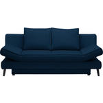 SCHLAFSOFA in Blau  - Blau/Schwarz, Design, Textil/Metall (200/85/90cm) - Xora