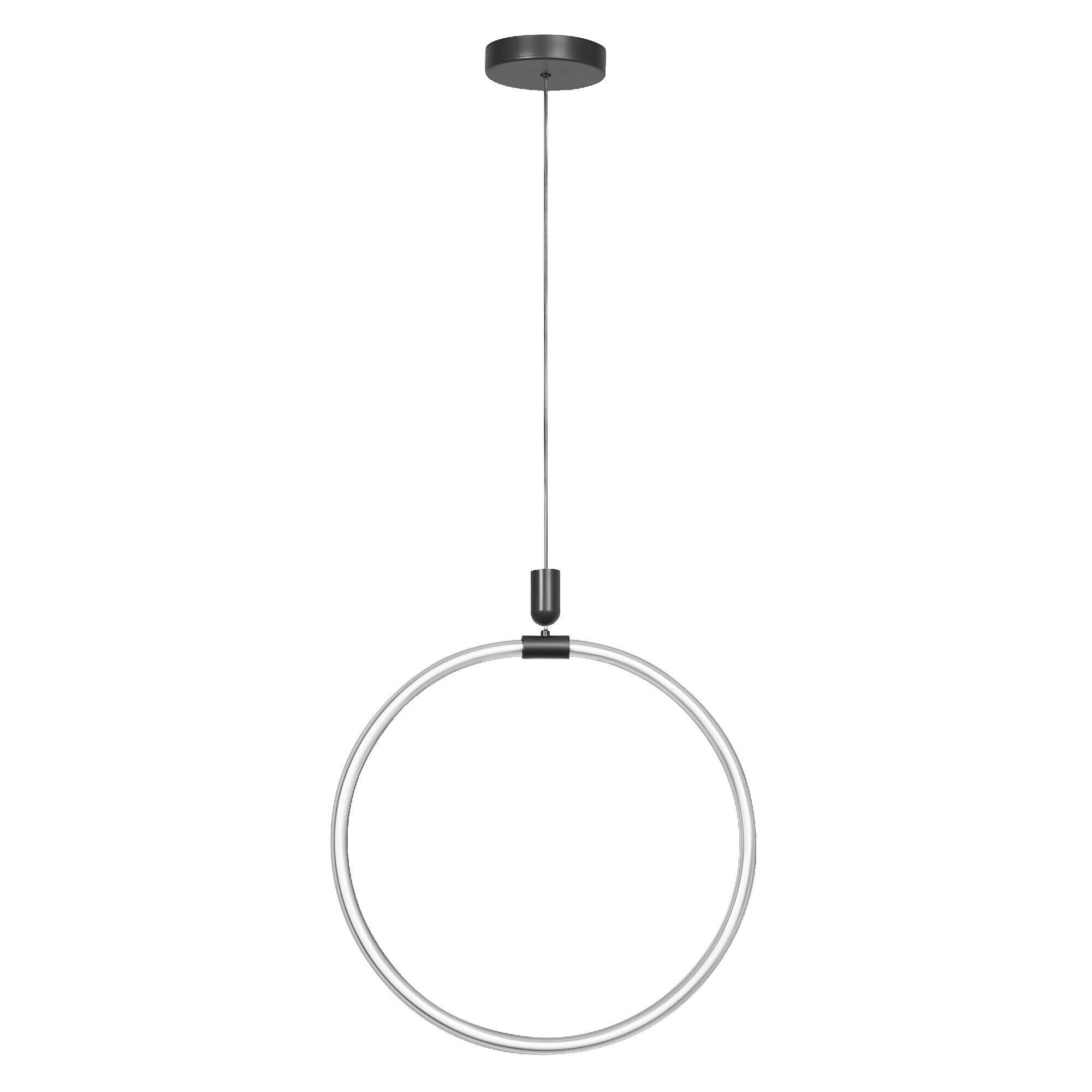 LED-HÄNGELEUCHTE 49.8/70 cm   - Dunkelgrau, Design, Kunststoff (49.8/70cm) - Osram