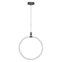 LED-HÄNGELEUCHTE 49.8/70 cm  - Dunkelgrau, Design, Kunststoff (49.8/70cm) - Osram