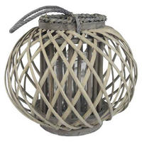 LAMPÁŠ drevo - sivá, Basics, drevo (27/27/24cm)