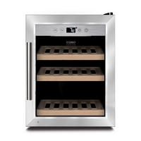 WEINKÜHLSCHRANK  - Edelstahlfarben, Basics (39,5/51,5/51cm) - CASO Design