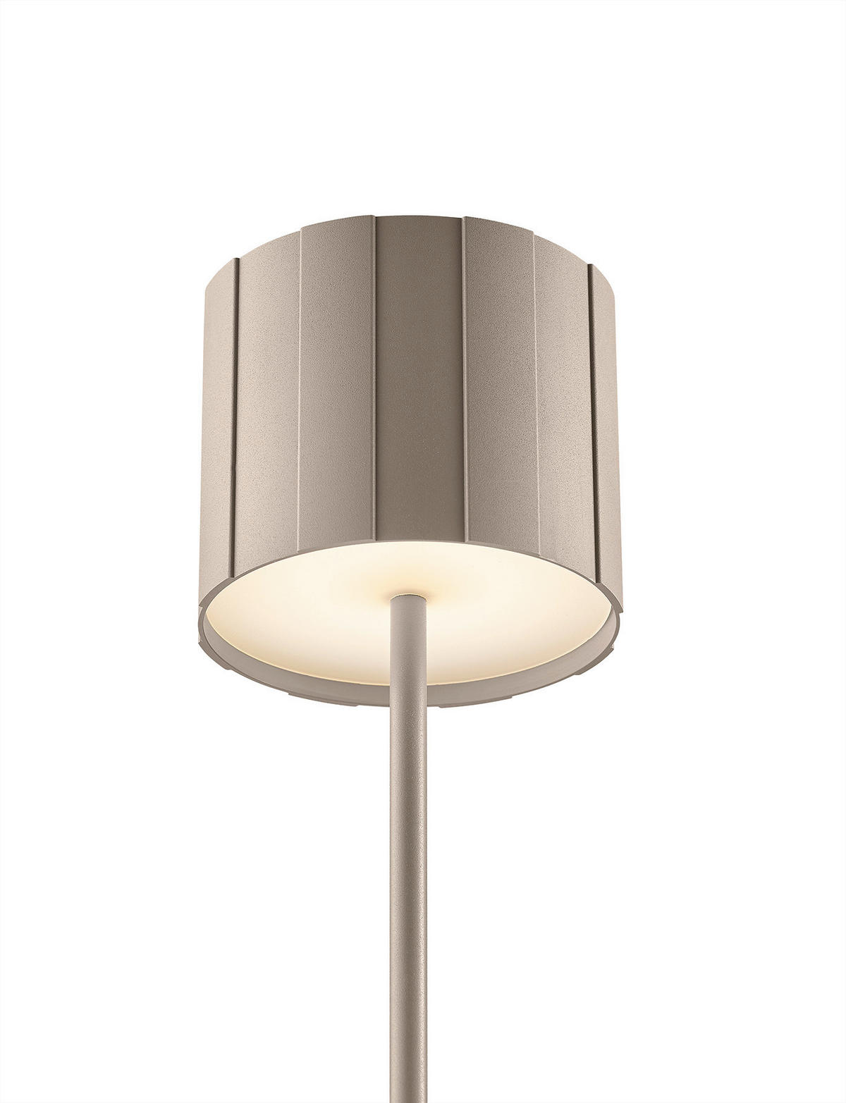 AKKU-TISCHLEUCHTE Marisa 11,5/39 cm   - Taupe, MODERN, Metall (11,5/39cm) - Musterring