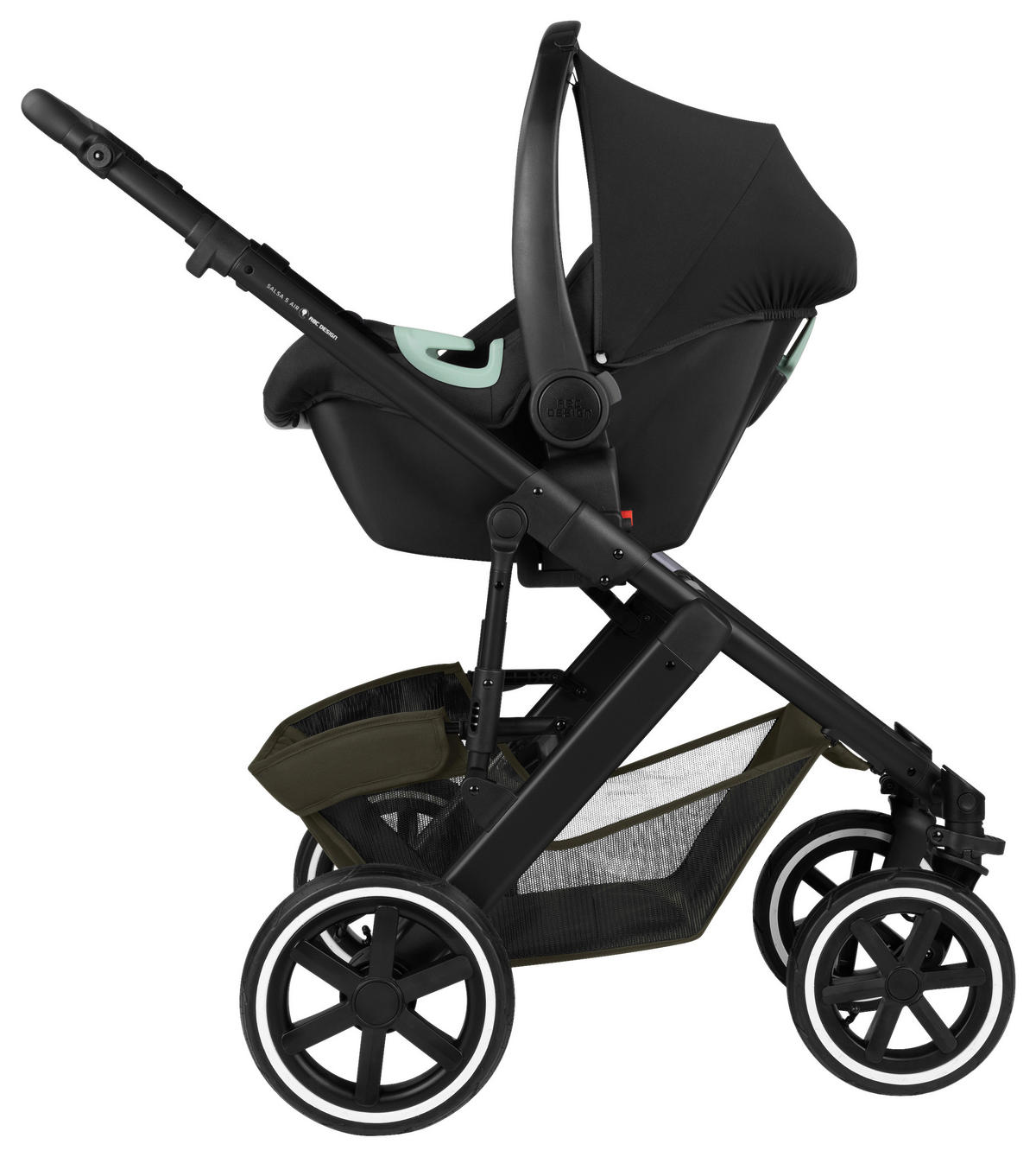 KINDERWAGEN  Salsa 5 Air  Canteen  - Graubraun, Basics (63/118/95.5cm) - ABC Design