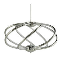 LED-HÄNGLAMPA Magic 51/50 cm  - kromfärg, Basics, metall/plast (51/50cm)