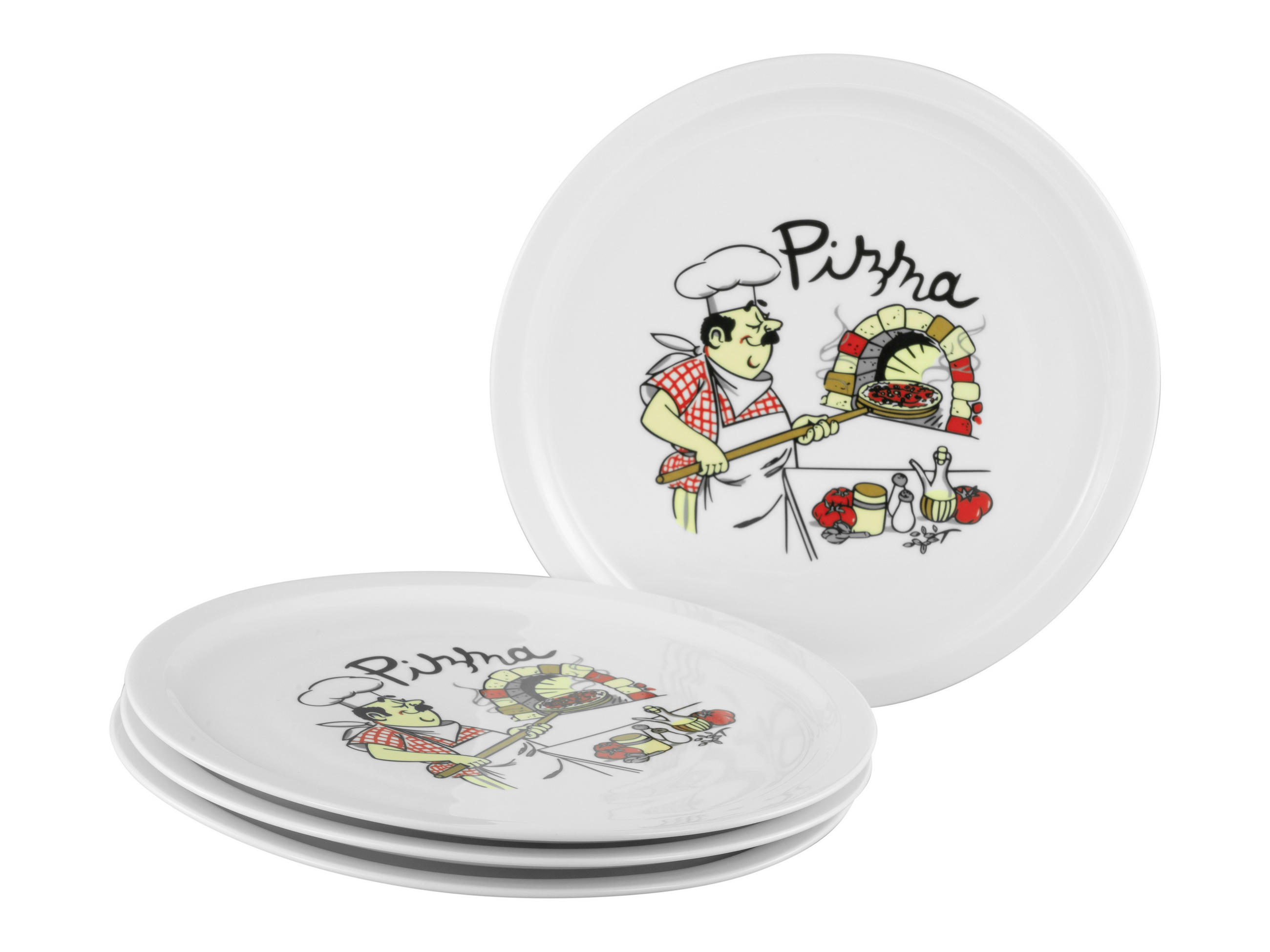 PIZZATELLER Milano Pizzabäcker  40 cm   - Multicolor, Basics, Keramik (40cm) - Creatable