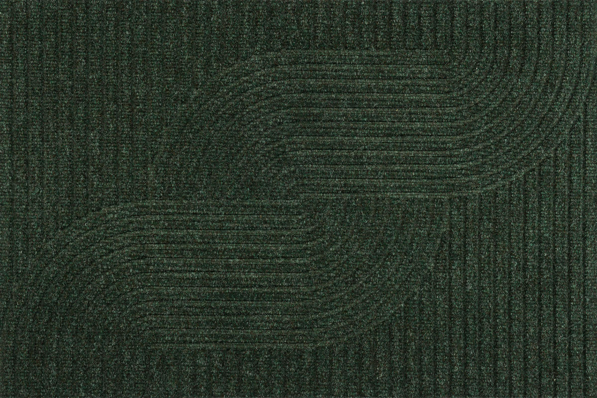 FUßMATTE 60/90 cm Loop midnight green  - Grün, Design, Kunststoff/Textil (60/90cm) - wash+dry
