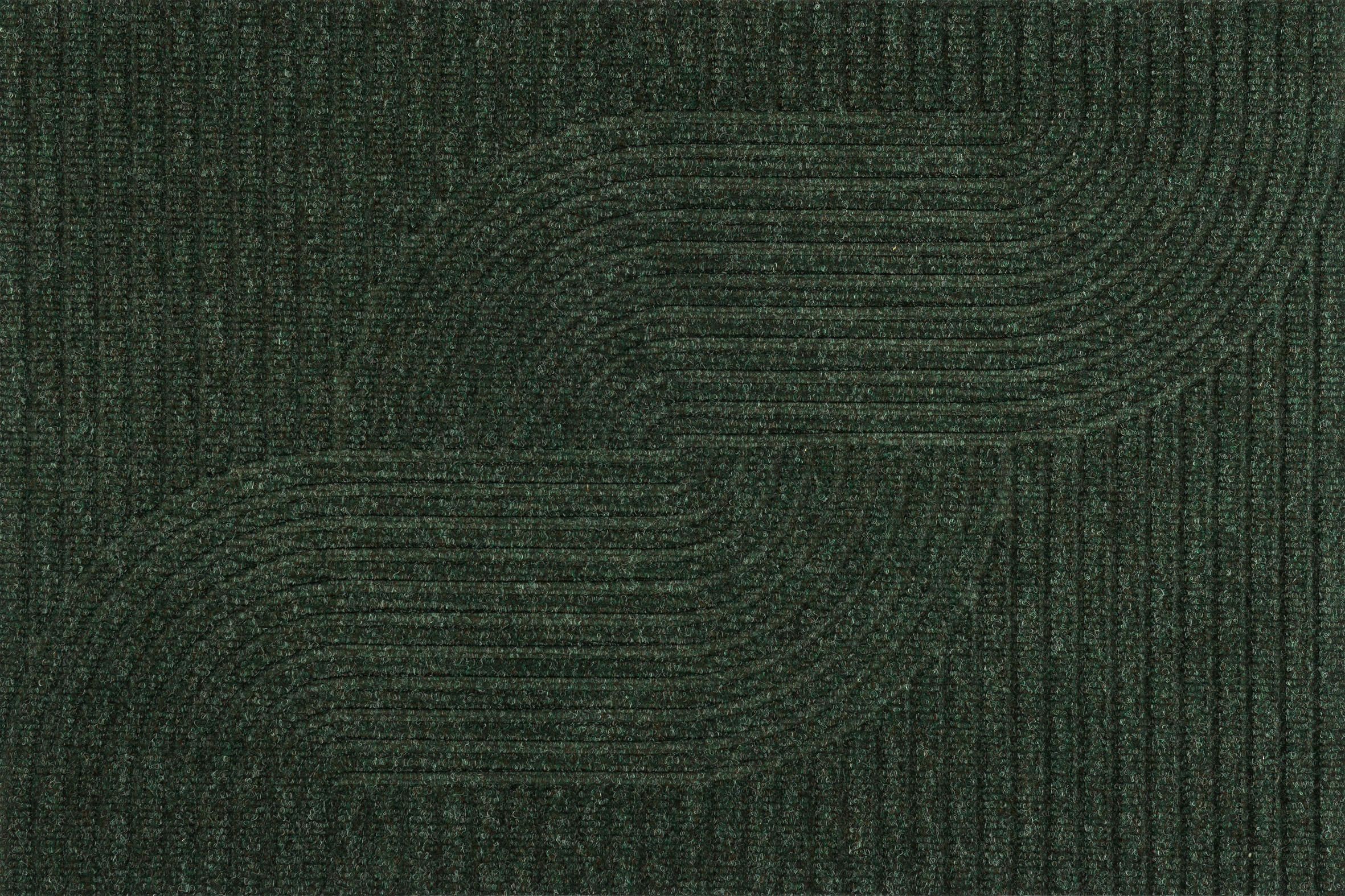 wash+dry FUßMATTE Loop midnight green Grün 60x90 cm