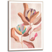 BILD Abstraktes Braun  - Braun, Trend, Holzwerkstoff (50/70cm) - Reinders!
