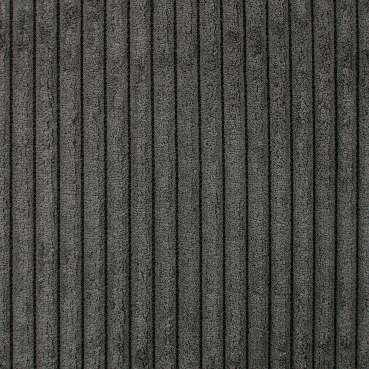 SCHLAFSOFA  mit Liegefunktion, Schlafen auf Sitzhöhe, Rücken echt Cord Graphitfarben  - Schwarz/Graphitfarben, KONVENTIONELL, Holz/Textil (196/96/103cm) - Carryhome