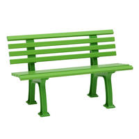 GARTENBANK 120/74/54 cm   - Hellgrün, Basics, Kunststoff (120/74/54cm) - Modante