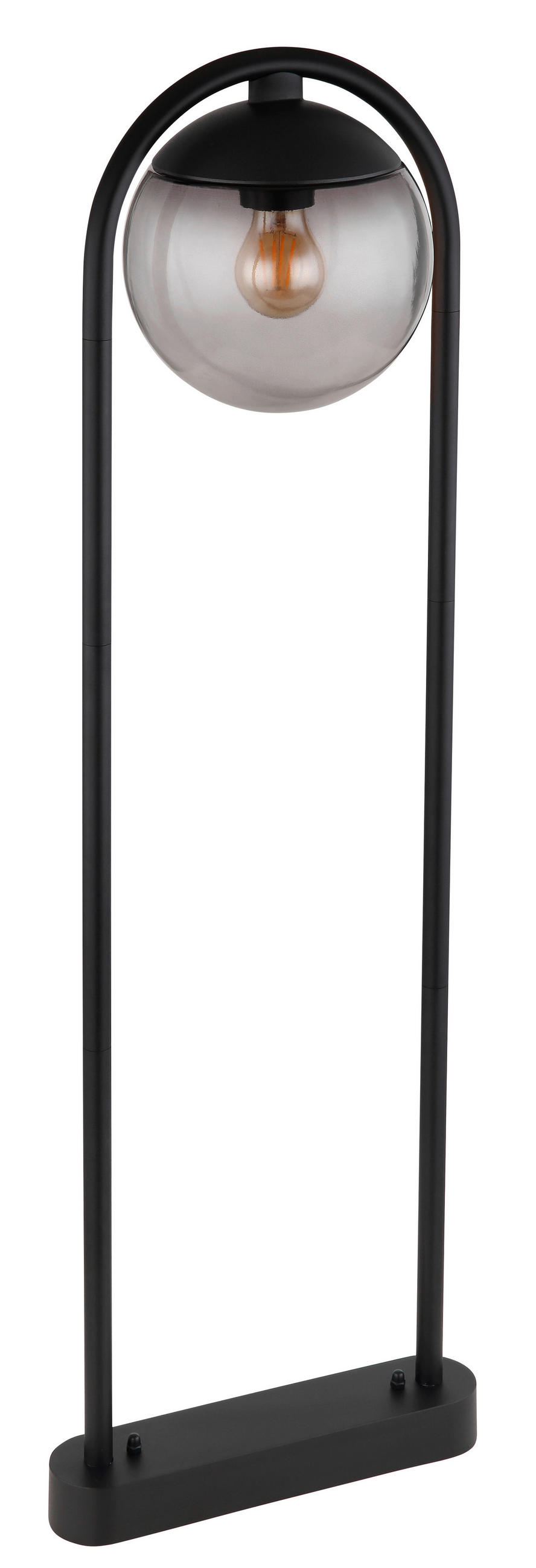 SVJETILJKA PODNA VANJSKA  - crna, Basics, staklo/metal (32/100cm) - Globo