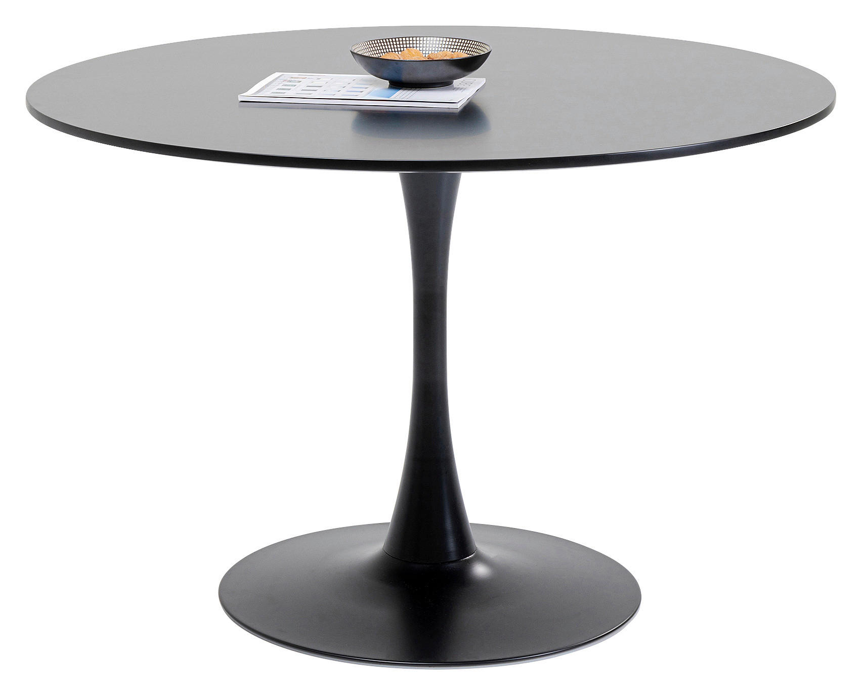 ESSTISCH in Holzwerkstoff 110/110/74 cm - Schwarz, Design, Holzwerkstoff/Metall (110/110/74cm) - Kare-Design