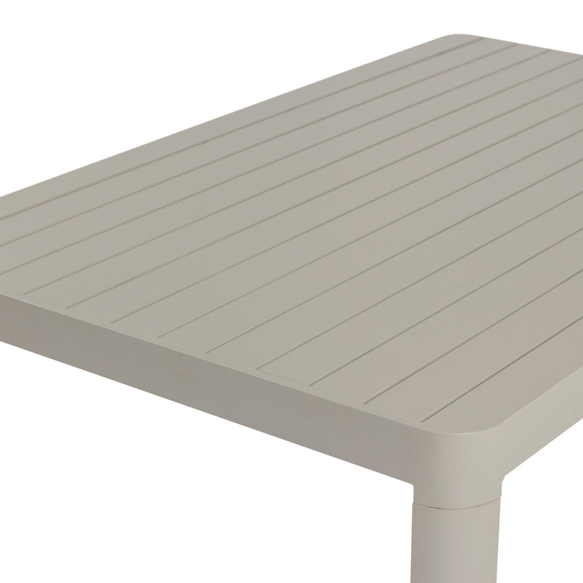 GARTENTISCH 97-150/150/76 cm Metall rechteckig  - Sandfarben, MODERN, Metall (97-150/150/76cm) - Livetastic