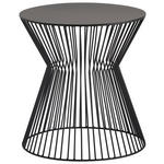 BEISTELLTISCH in Metall 35/35/38 cm  - Schwarz, Trend, Metall (35/35/38cm) - Carryhome