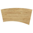SCHREIBTISCH 200/80-100/68-82 cm  in Anthrazit, Hickory  - Anthrazit/Hickory, Design, Holzwerkstoff/Metall (200/80-100/68-82cm) - Moderano
