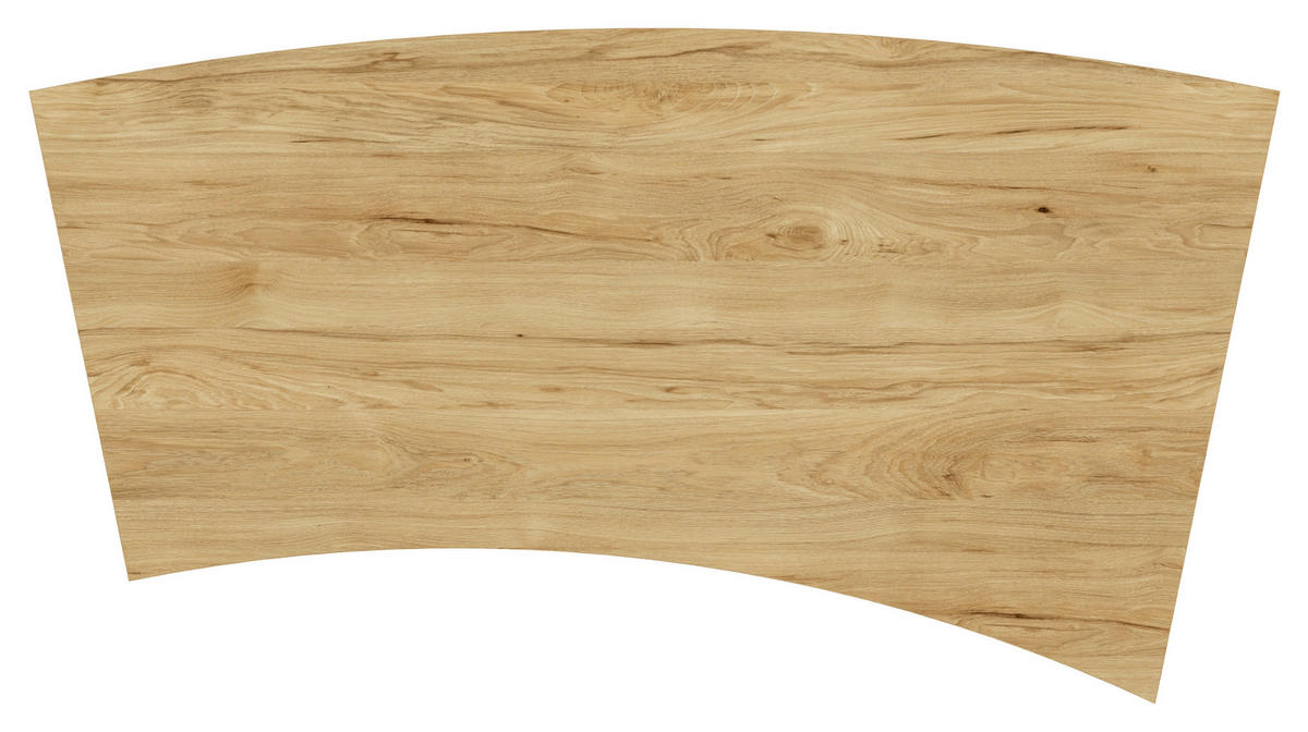 SCHREIBTISCH 200/80-100/68-82 cm  in Anthrazit, Hickory  - Anthrazit/Hickory, Design, Holzwerkstoff/Metall (200/80-100/68-82cm) - Moderano