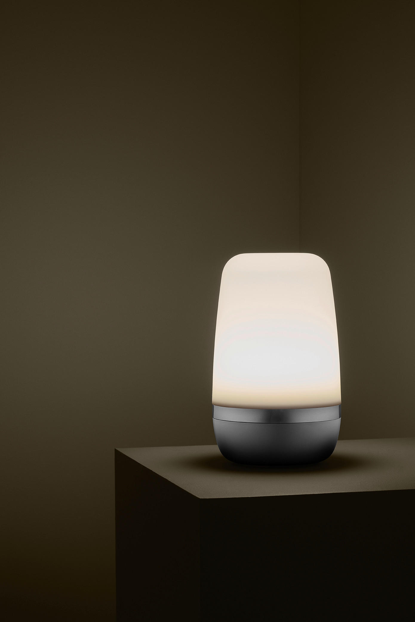 LED-TISCHLEUCHTE 15,3/24,8 cm   - Beige, Design, Kunststoff/Metall (15,3/24,8cm) - Blomus
