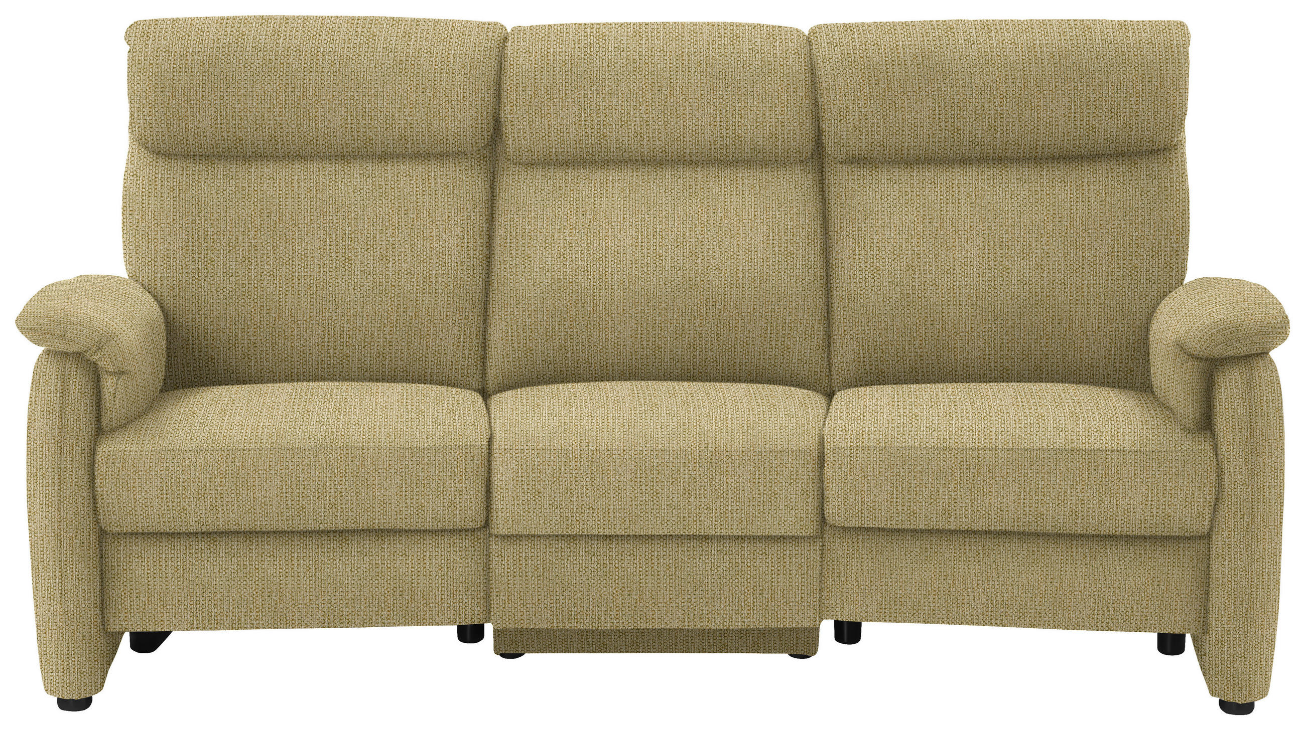 Pure Home Comfort Trapezsofa Gelb, 219x107x97 cm