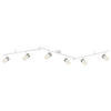 STRAHLER - Weiss/Transparent, Design, Kunststoff/Metall (180/8/18,5cm) - Globo