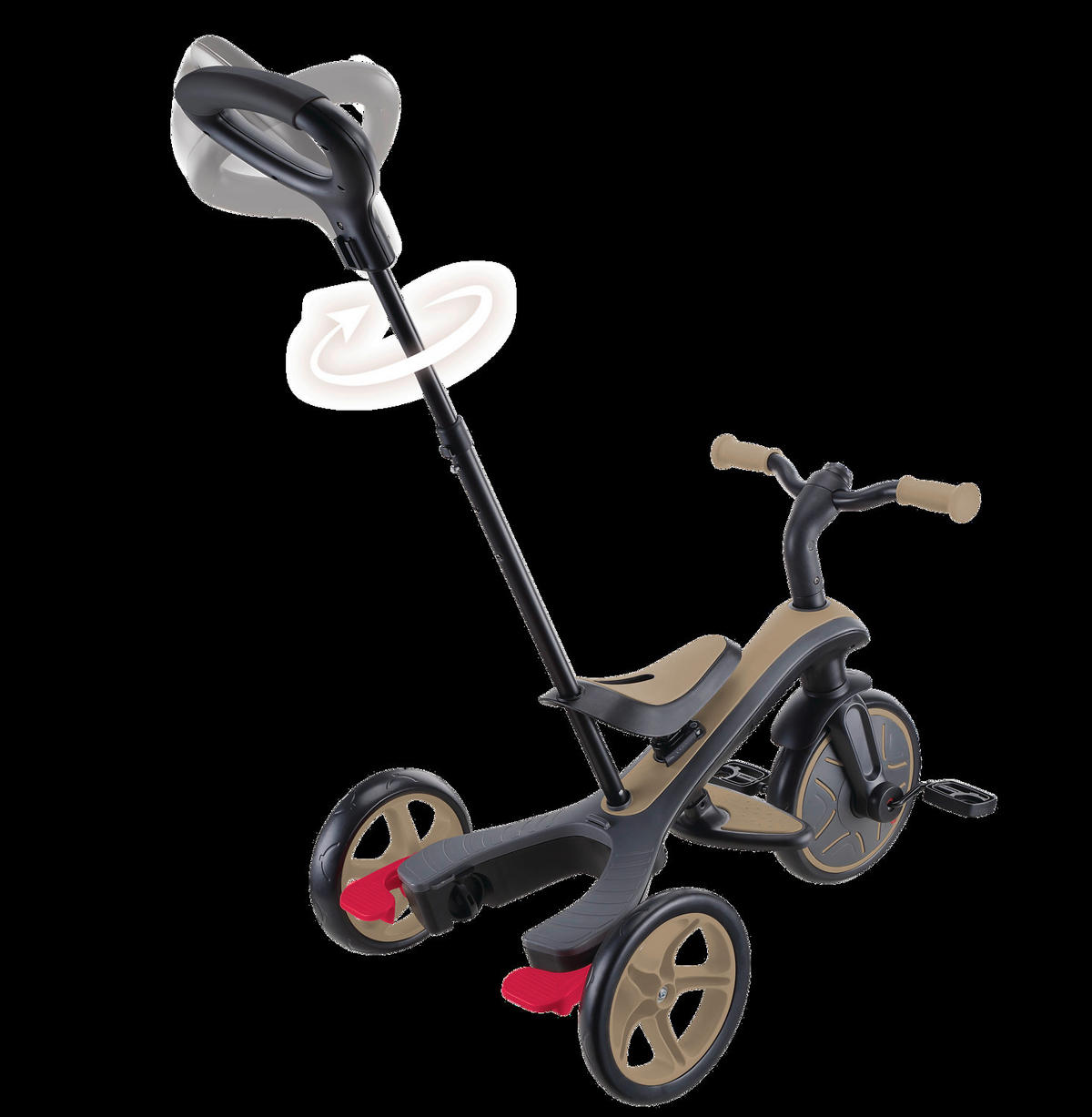 DREIRAD EXPLORER TRIKE 4in1  - Sandfarben, Basics, Kunststoff (95/47/97,5cm) - GLOBBER