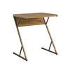 SCHREIBTISCH 64/72/49 cm  in Messingfarben, Walnussfarben  - Messingfarben/Walnussfarben, Design, Holzwerkstoff (64/72/49cm) - MID.YOU