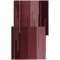 WOLLTEPPICH 150/240 cm SPLIT OMBRE SHAPED Rot  - Rot, Trend, Textil (150/240cm) - Xora
