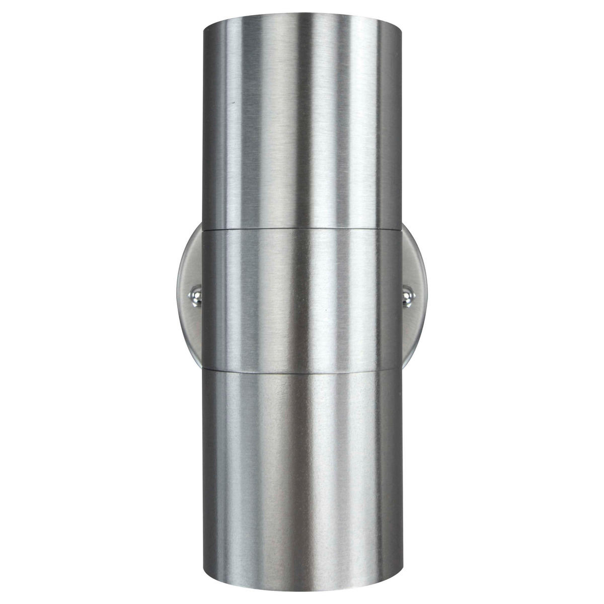 AUßENWANDLEUCHTE Electra  9.2 cm  - Edelstahlfarben/Anthrazit, Design, Metall (9.2cm)