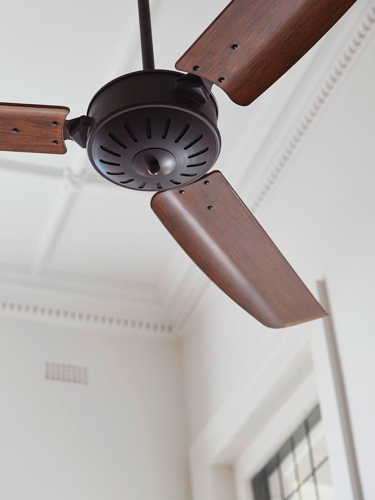DECKENVENTILATOR - Dunkelbraun/Bronzefarben, Basics, Kunststoff/Metall (178/35cm) - P & B