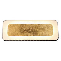 LED-WANDLEUCHTE 30/12/4,5 cm   - Goldfarben/Schwarz, Design, Metall (30/12/4,5cm)