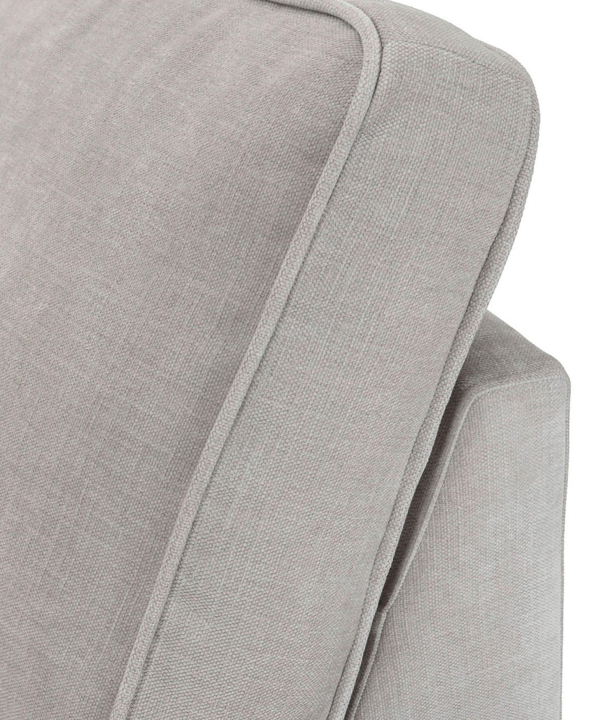 ECKSOFA Grau Flachgewebe Zierkissen, Rückenkissen, Rücken echt  - Schwarz/Grau, MODERN, Kunststoff/Textil (307/228cm) - Carryhome